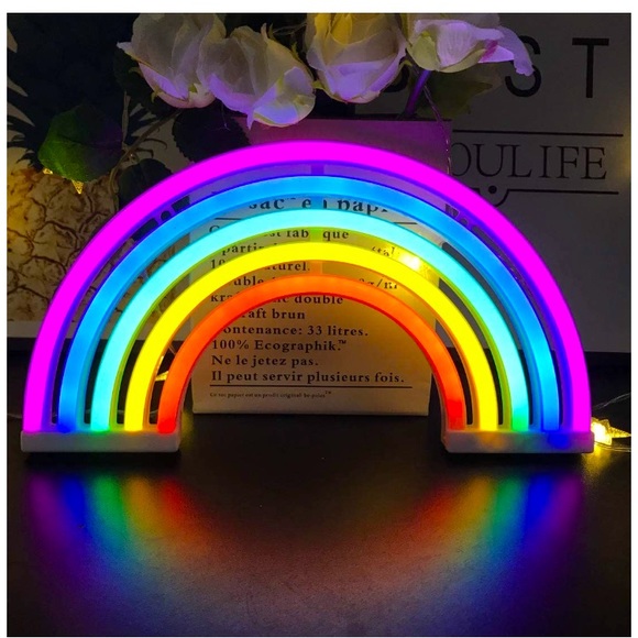 Neon Colorful Rainbow LED Light Wall Decor/Art - Picture 4 of 6
